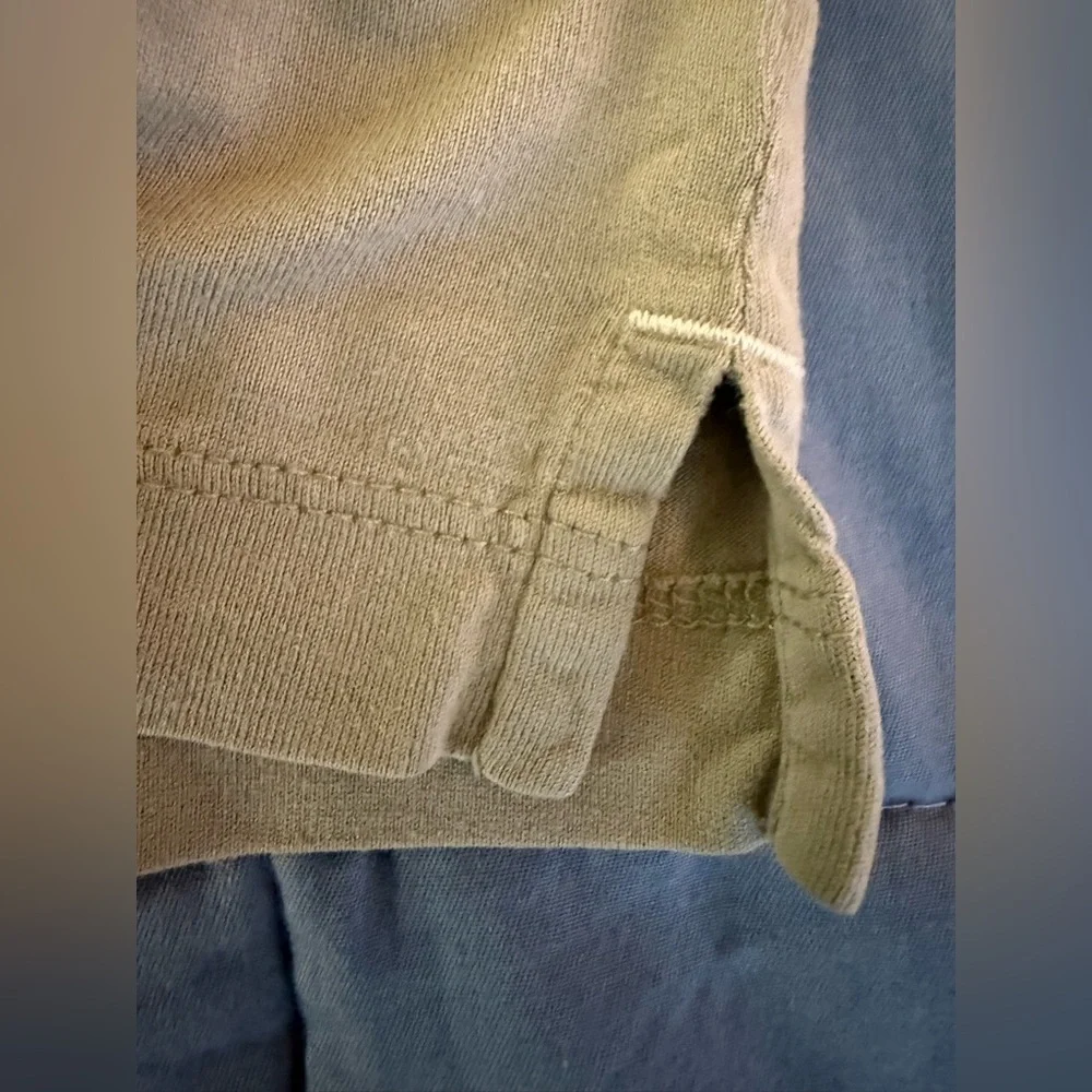 🏝️ Tommy Bahama Pima Cotton Modal Tee XL Sage Green Soft Knit Shirt - Picture 7 of 13